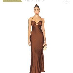 Brown Maxi Dress from revolve - Wedding Guest